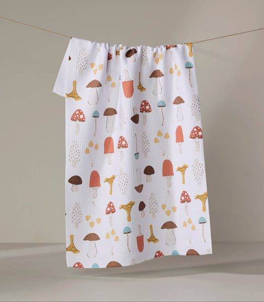 Geometry Foraging Tea Towel