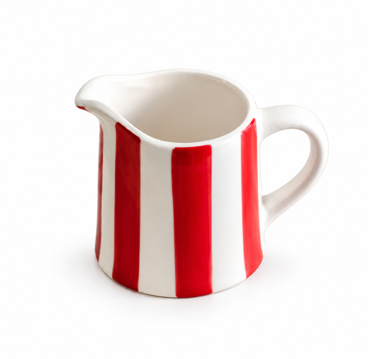 Red Stripe Pitcher