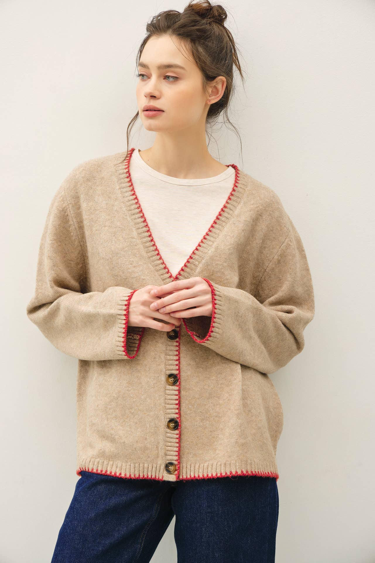 Merrow Stitch Cardigan