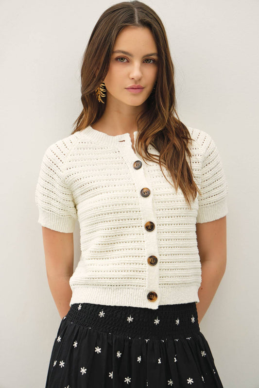 Florence Button Sweater