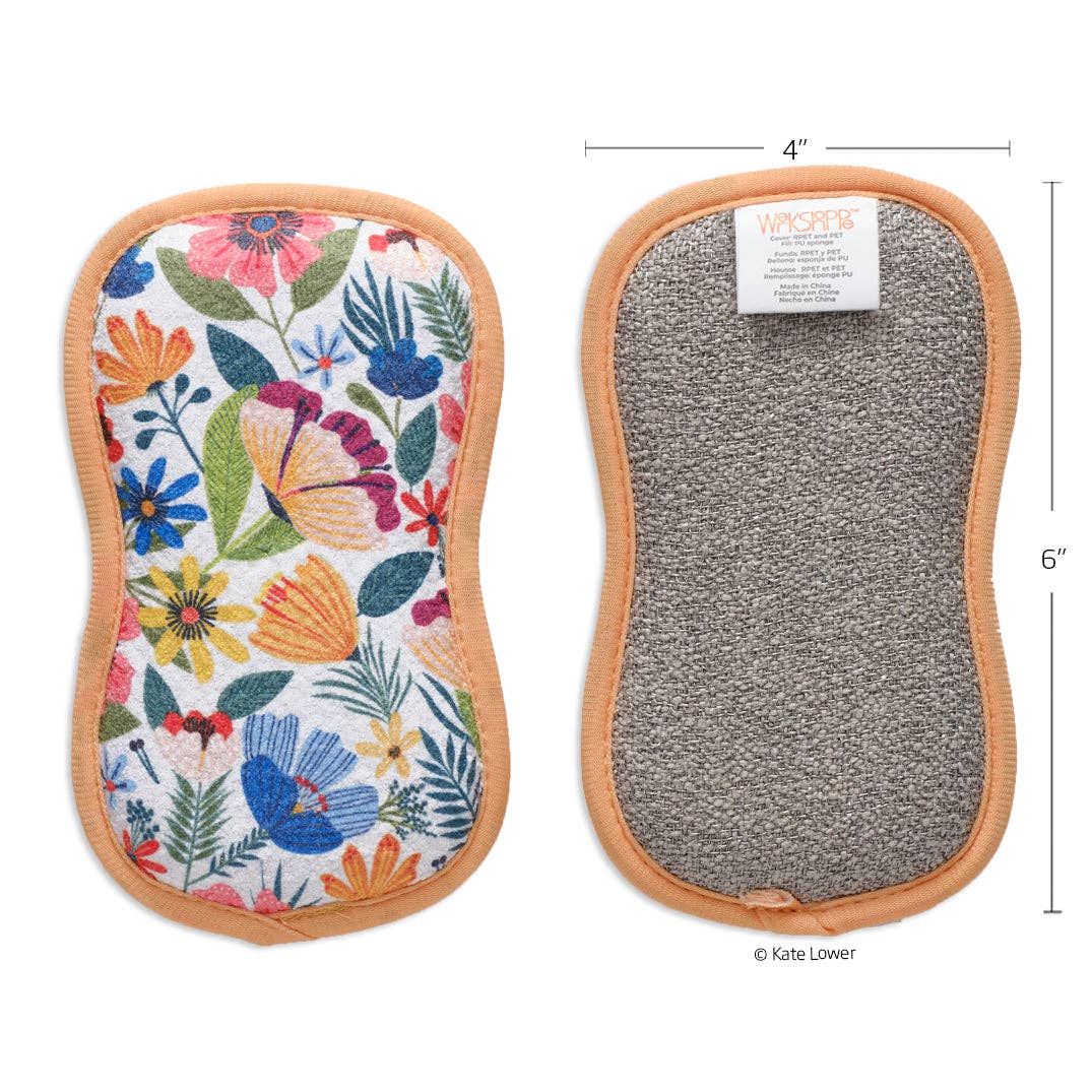 S/4 Field Of Flowers Scrubbies