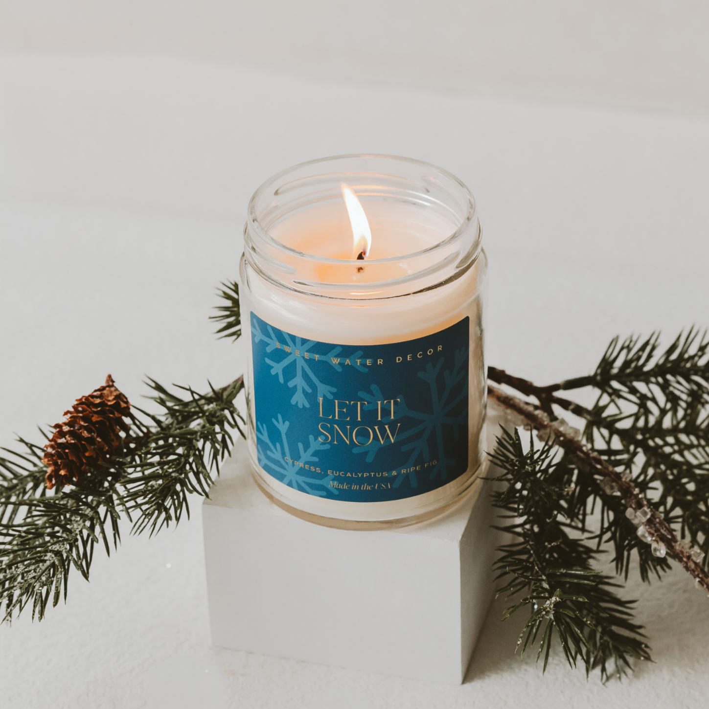 Let It Snow Soy Candle