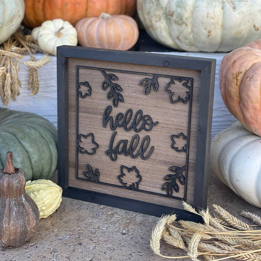 Hello Fall Sign
