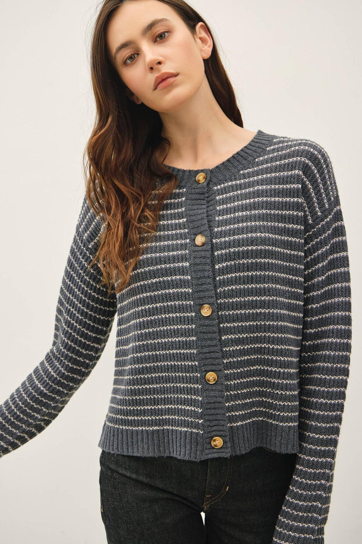Corrie Waffle Knit Cardigan