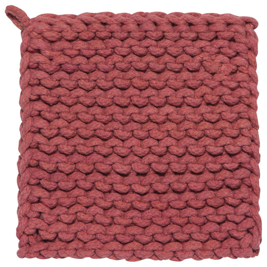 Rose Knit Potholder