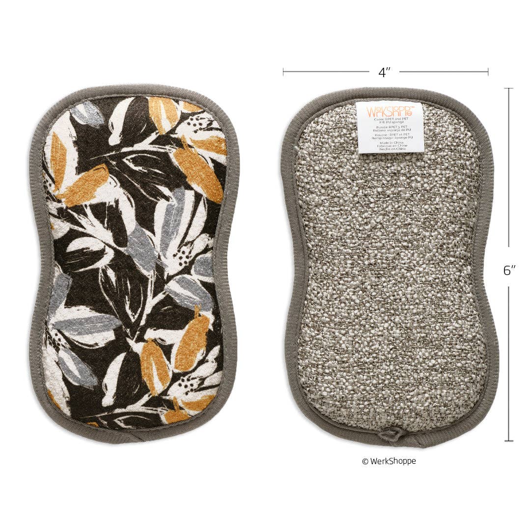 S/4 Leaf Tiles Scrubbies