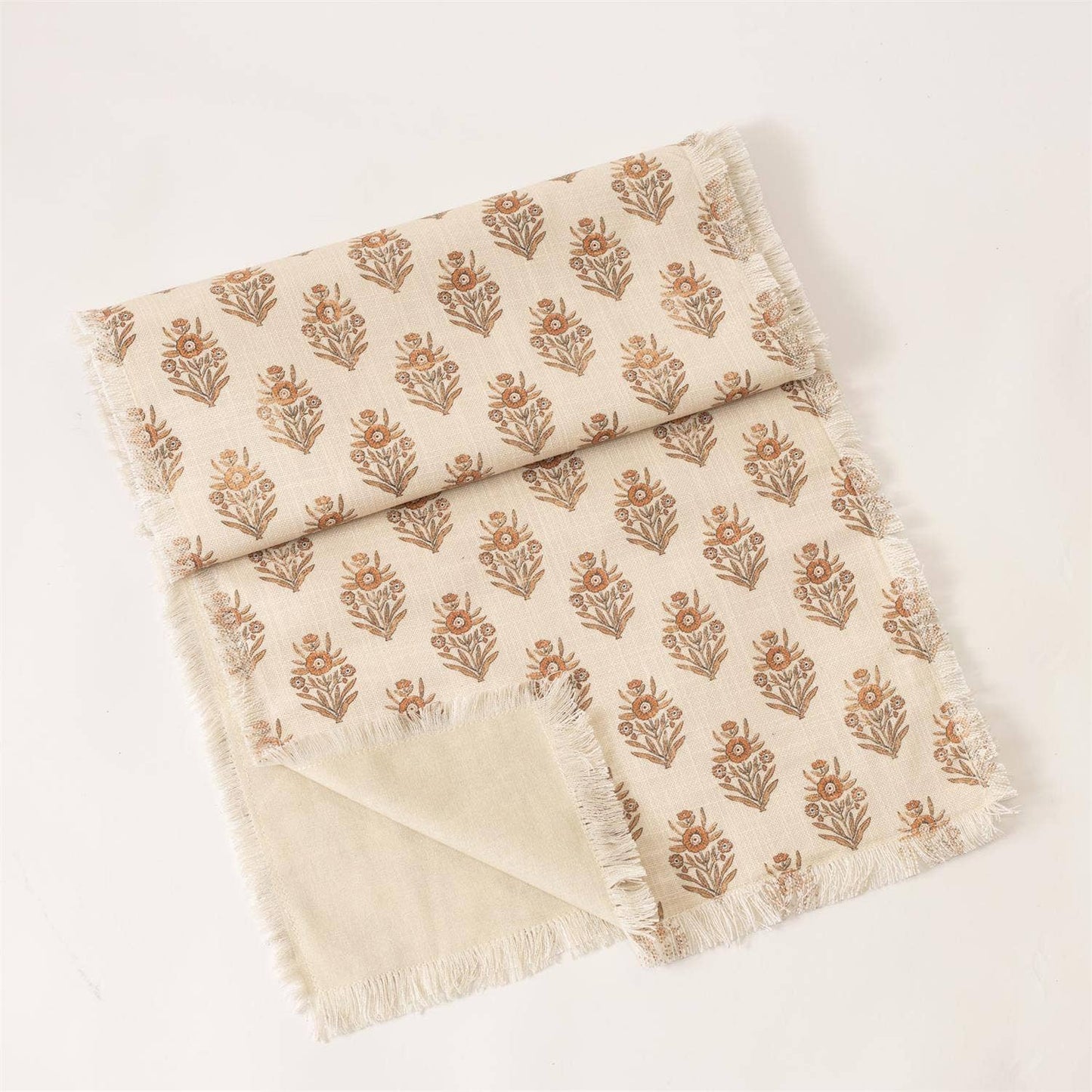 Harvest Block Print Table Runner