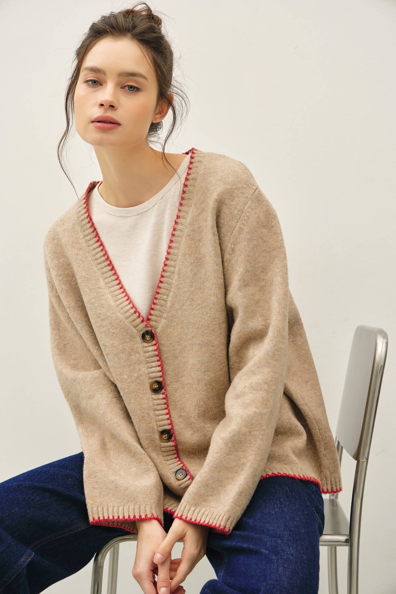 Merrow Stitch Cardigan