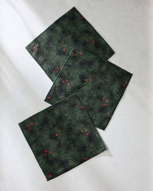 S/3 Evergreen Pine Dishcloths