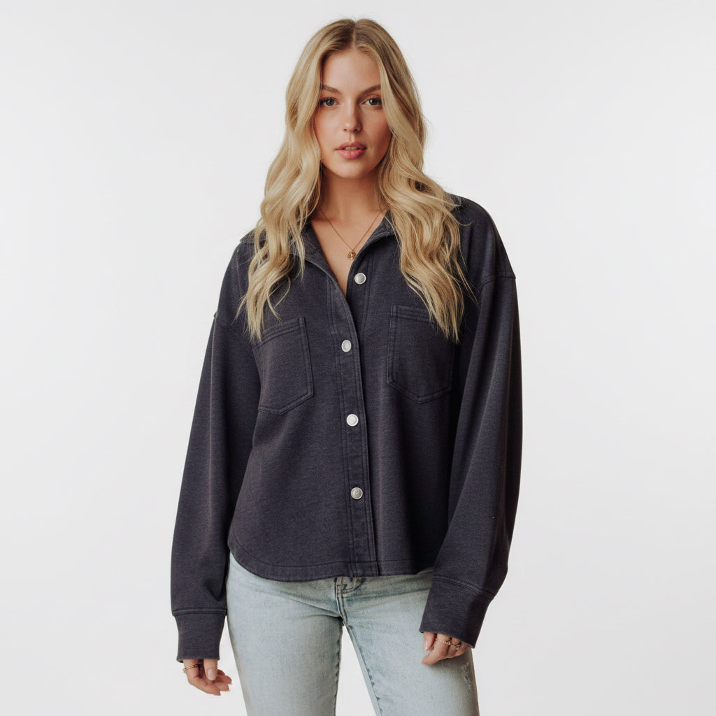 Andie Button Shacket