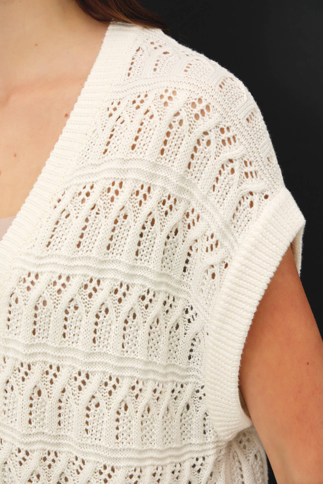 Crochet Knit Cardigan