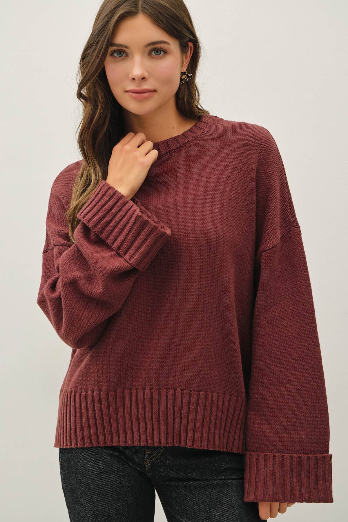 Wide Cuff Sweater