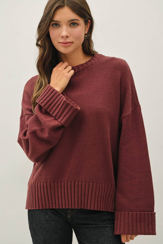 Wide Cuff Sweater