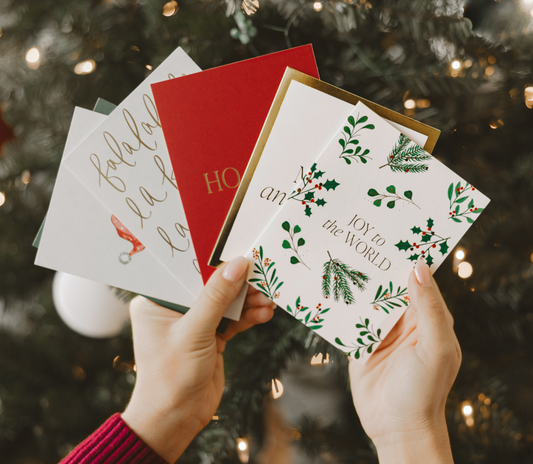 S/12 Boxed Holiday Card Set