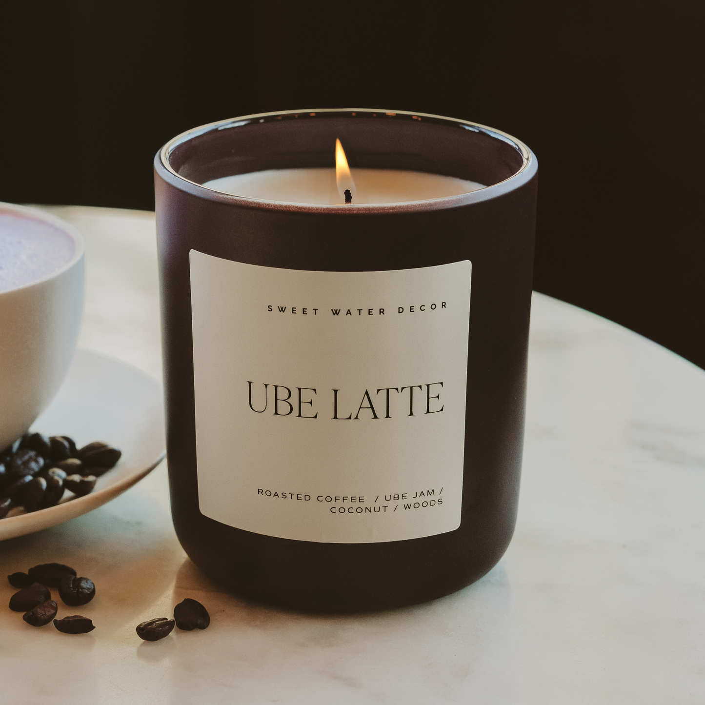 Ube Latte Soy Candle 15oz