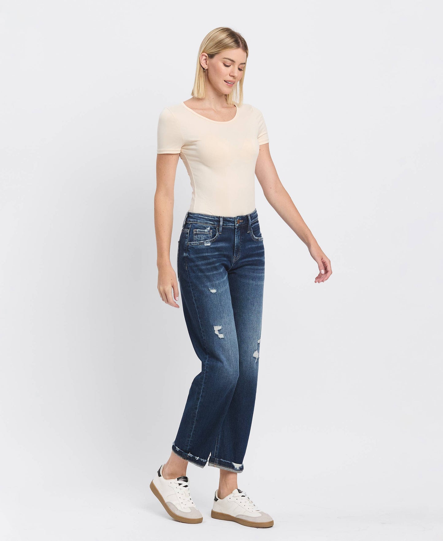Margo Cuffed Barrel Jeans