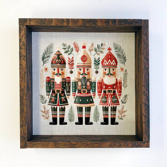 Winter Nutcracker Print