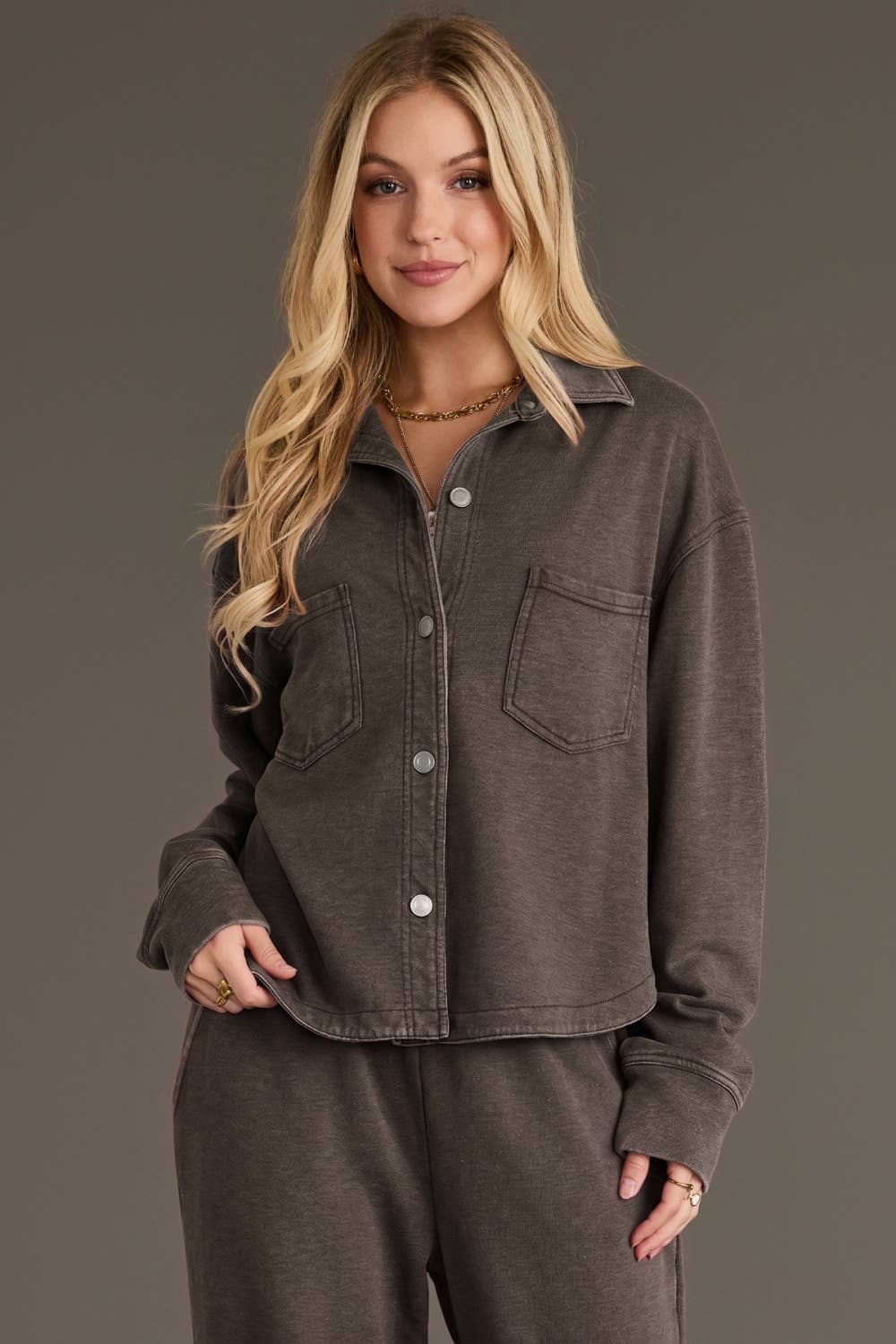 Sadie Button Shacket