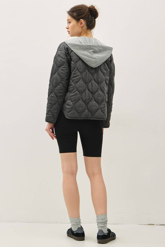 Twofer Quilted Jacket