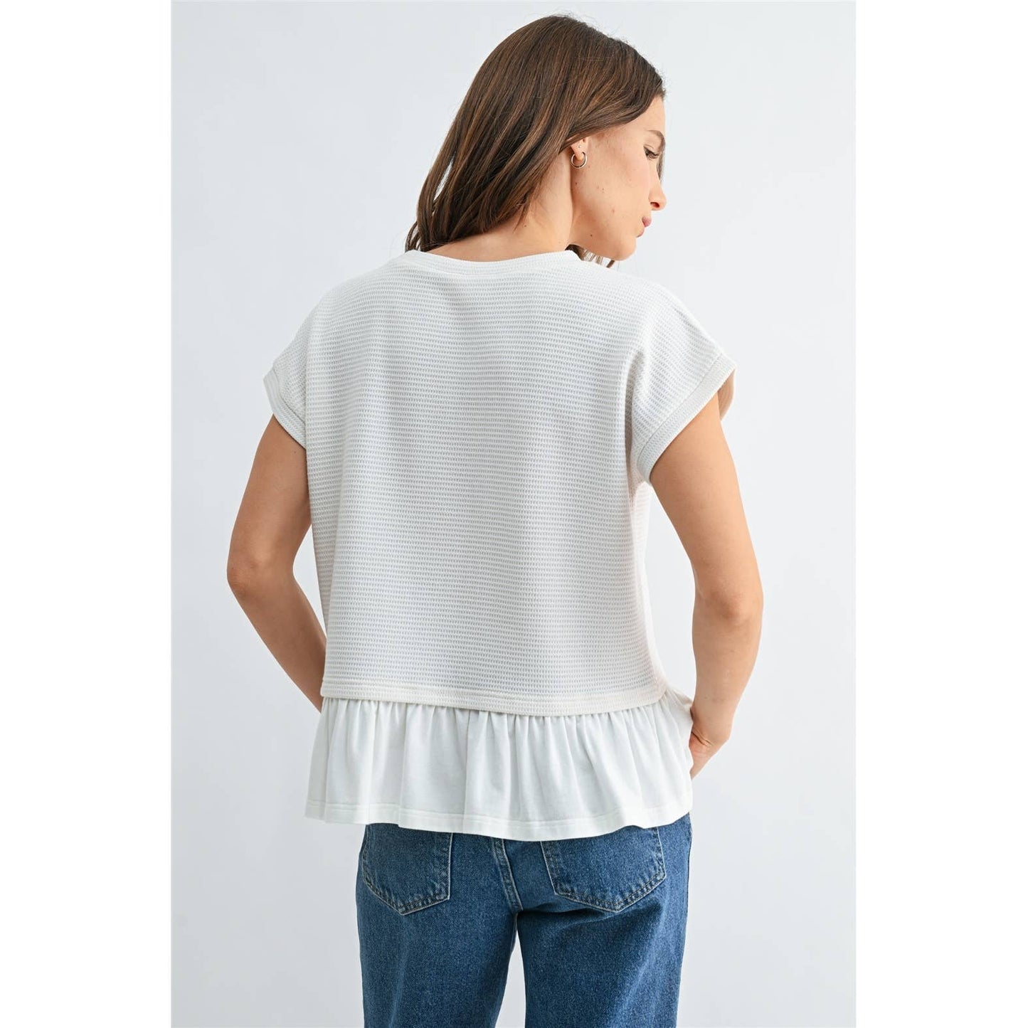 Ivy Ruffle Knit Top