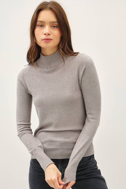 Quinn Mock Neck Sweater