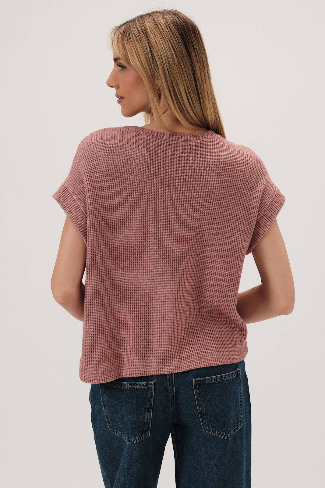 Marsala Short Sleeve Top