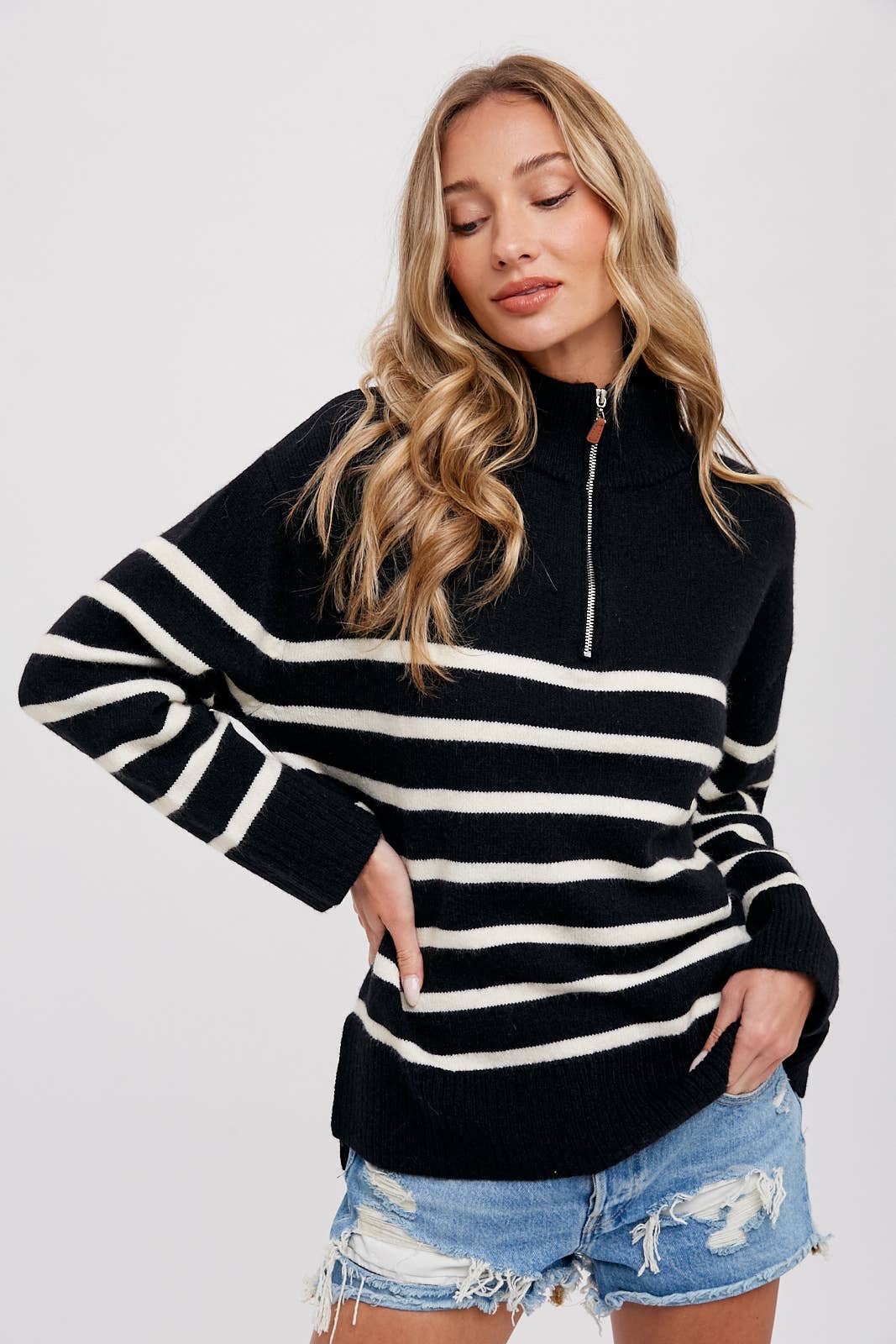 Quarter Zip Sweater 1