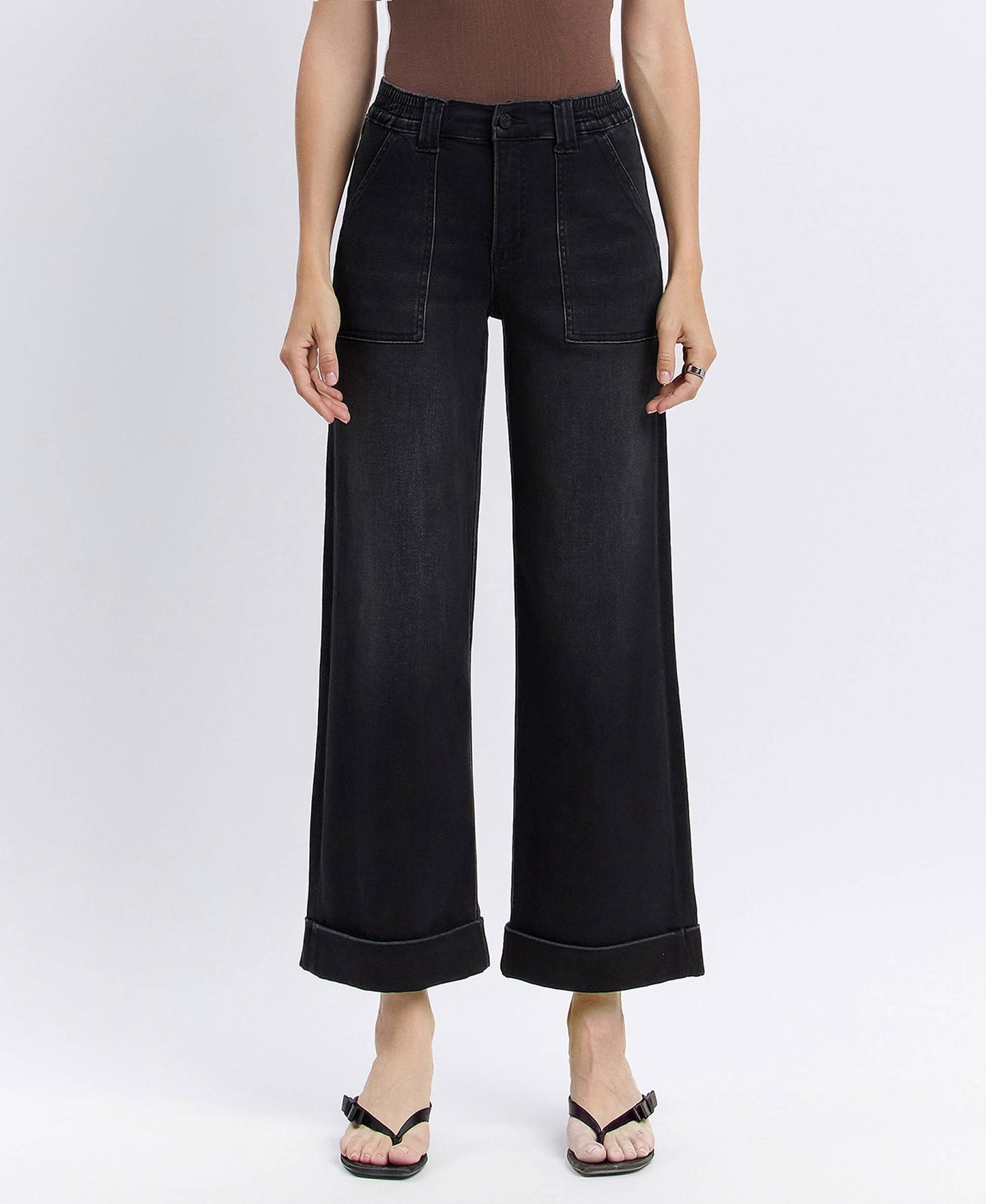 Onyx Wide Leg Jeans