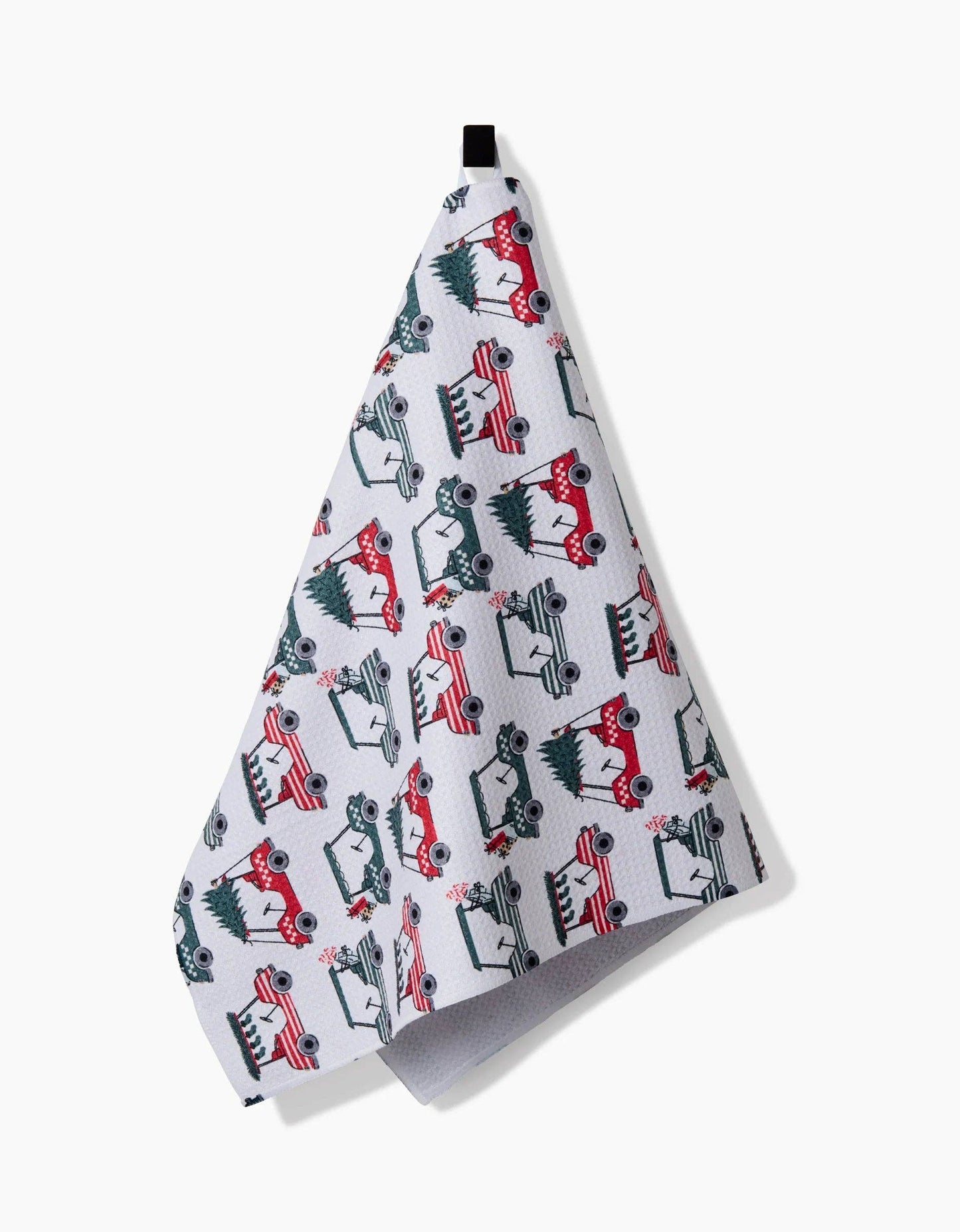 Geometry Holiday Golf Tea Towel