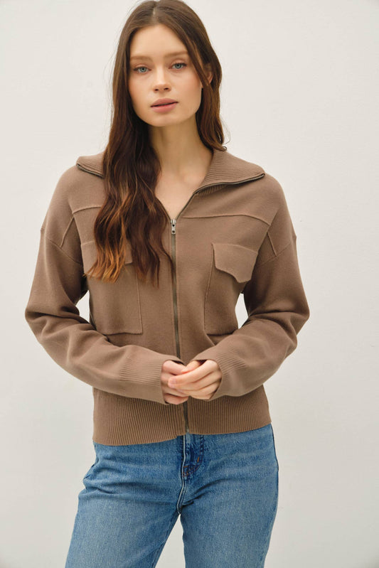 Macie Zip Sweater