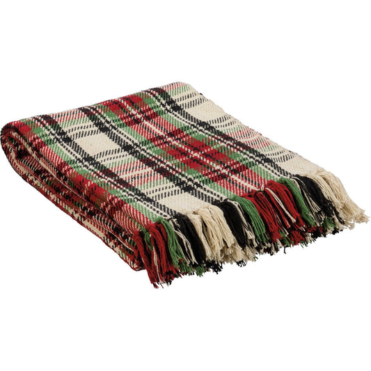 Christmas Plaid Throw Blanket