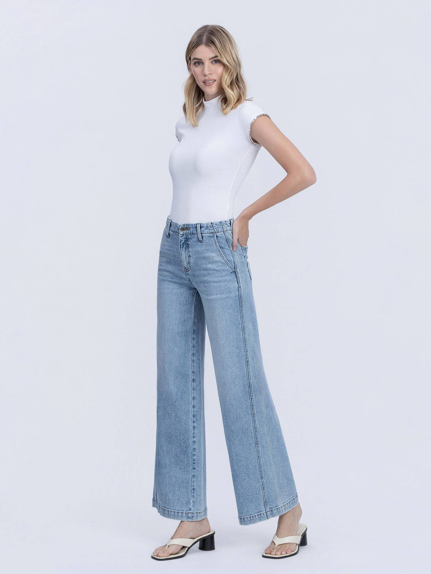 Manny Trouser Wide Leg Jeans