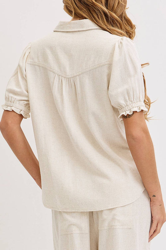 Faye Linen Top