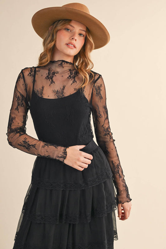 Meika Lace Top