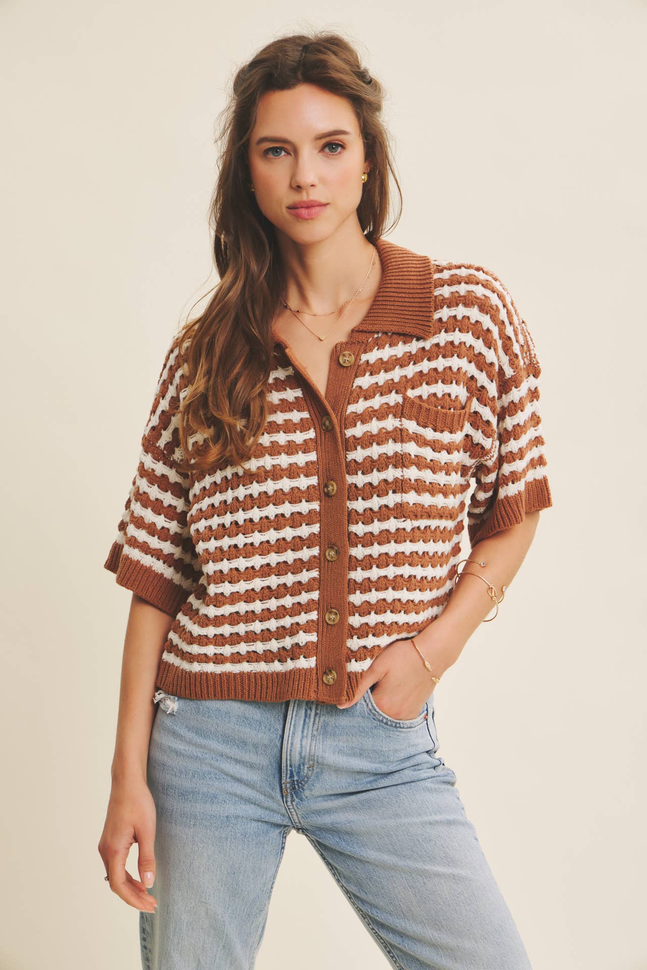 Amber Stripe Sweater