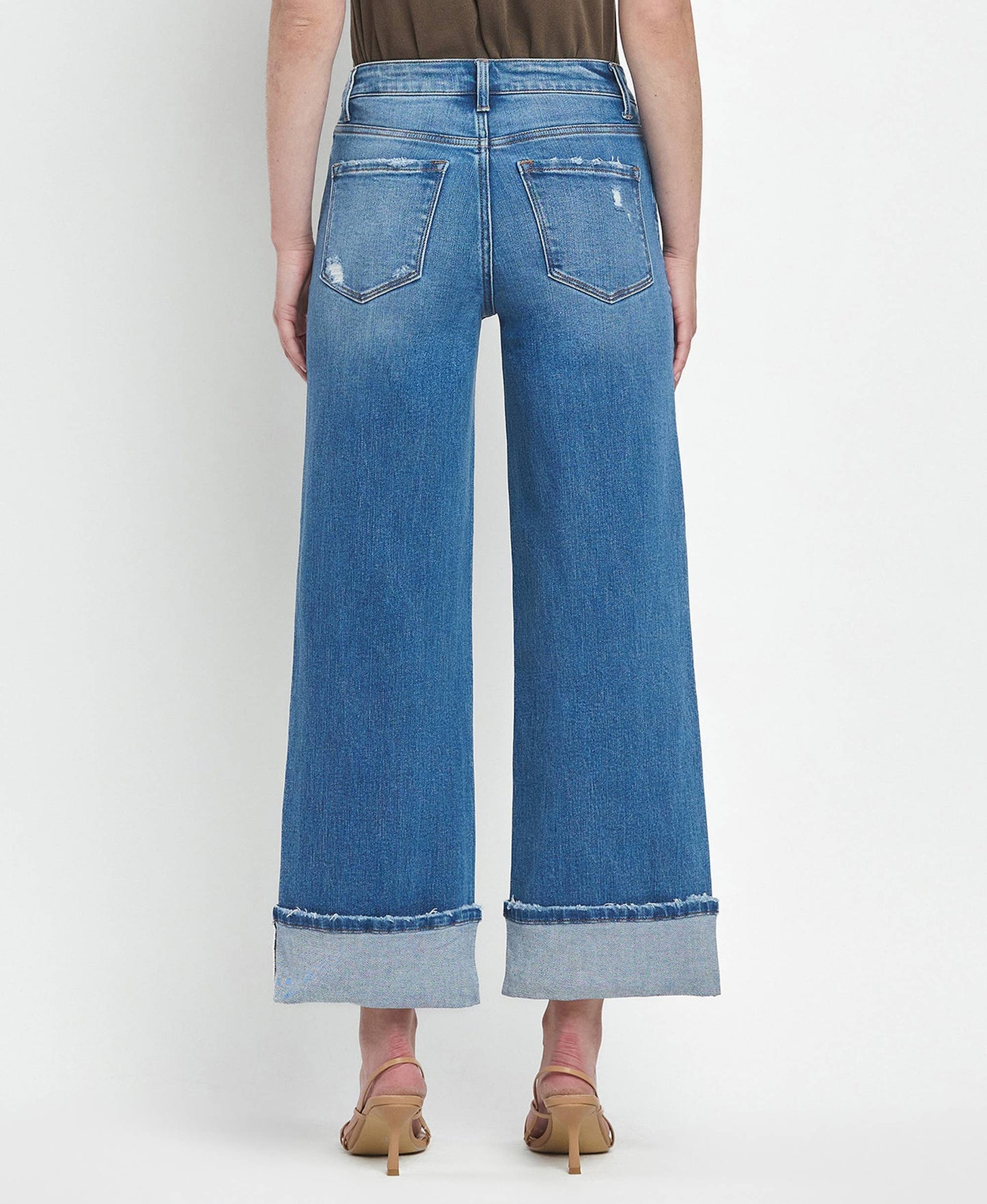 Madyson Cuff Wide Leg Jeans
