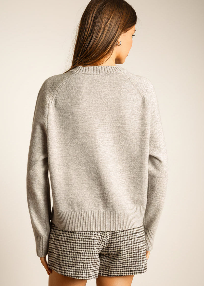 Hallie Button Sweater