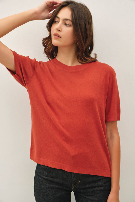 Rita Short Sleeve Sweater