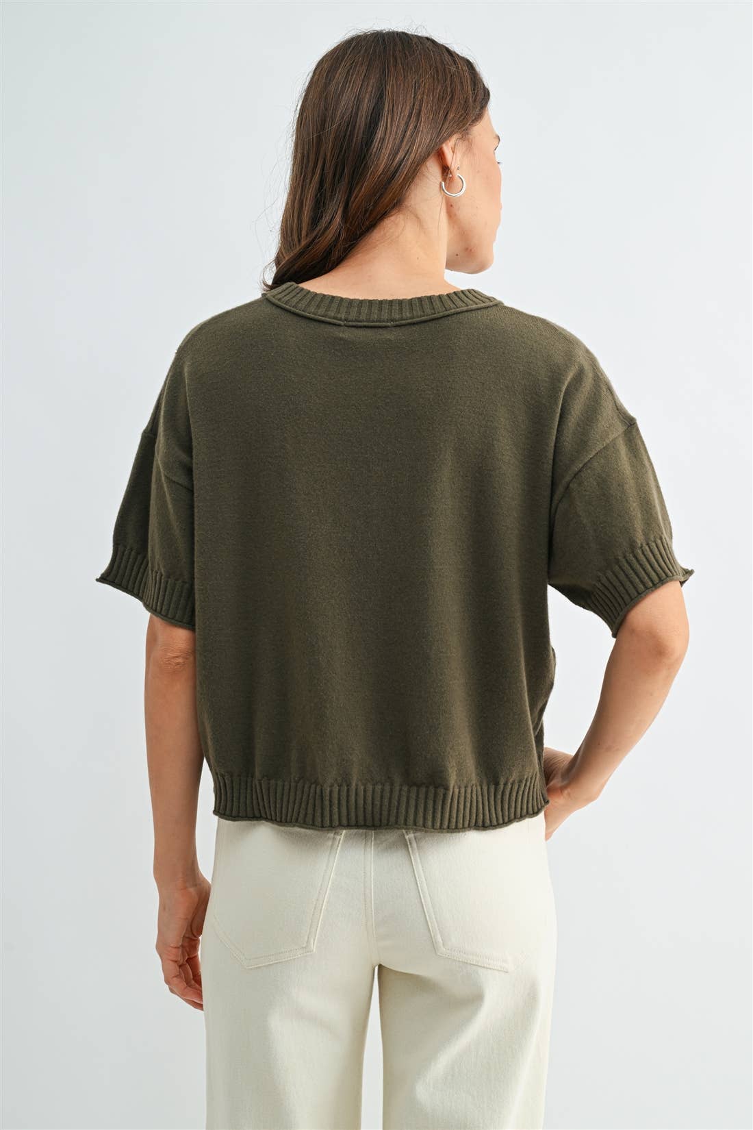Kate Short Sleeve Sweater