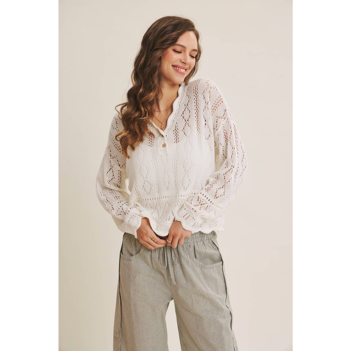 Mandie Crochet Top