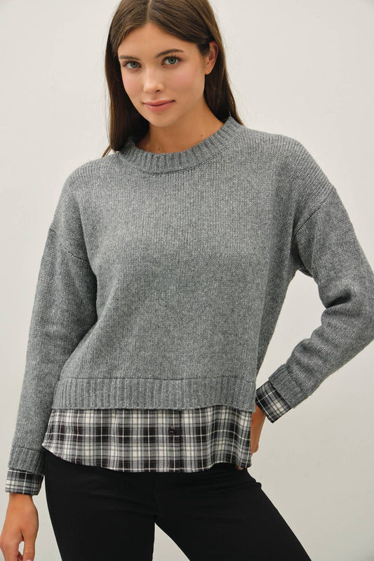 Layered Look Sweater