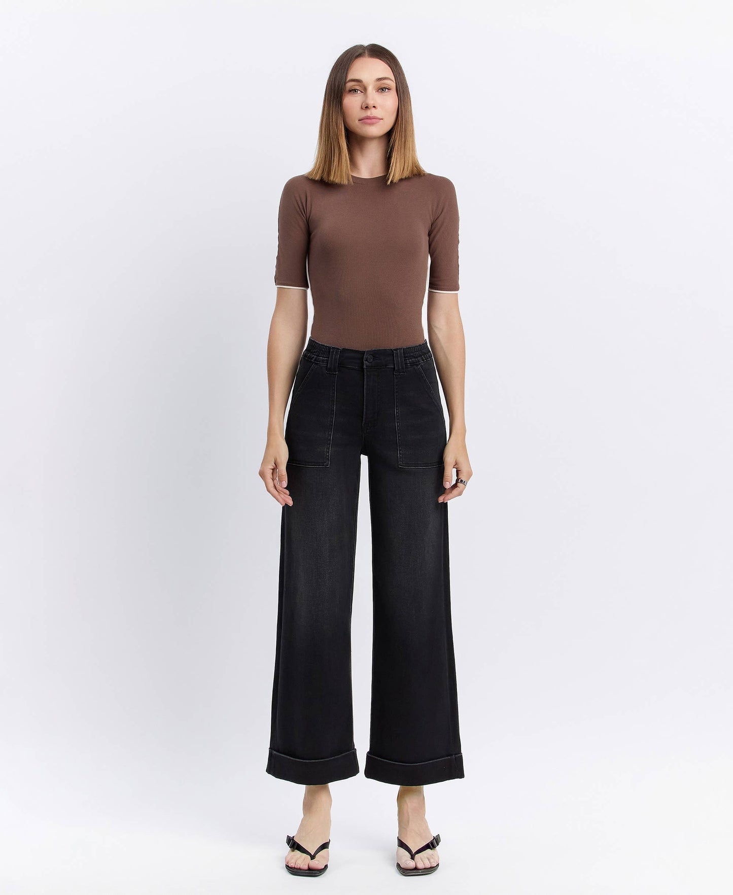Onyx Wide Leg Jeans