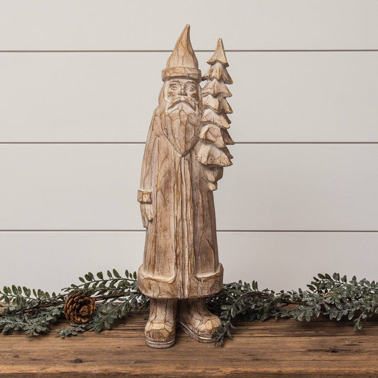 Carved Santa