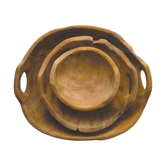 Decorative Teakwood Bowl