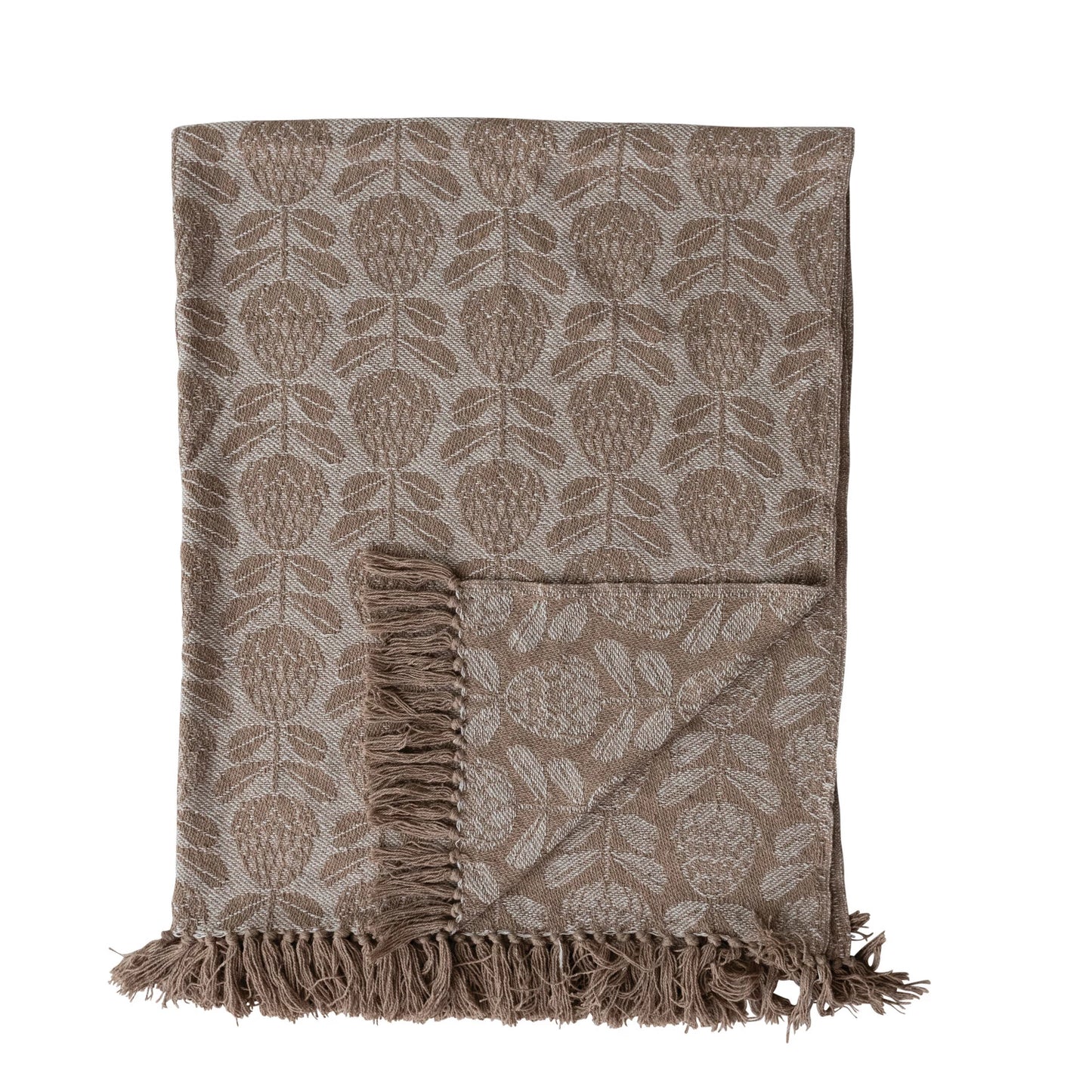 Jacquard Print Throw