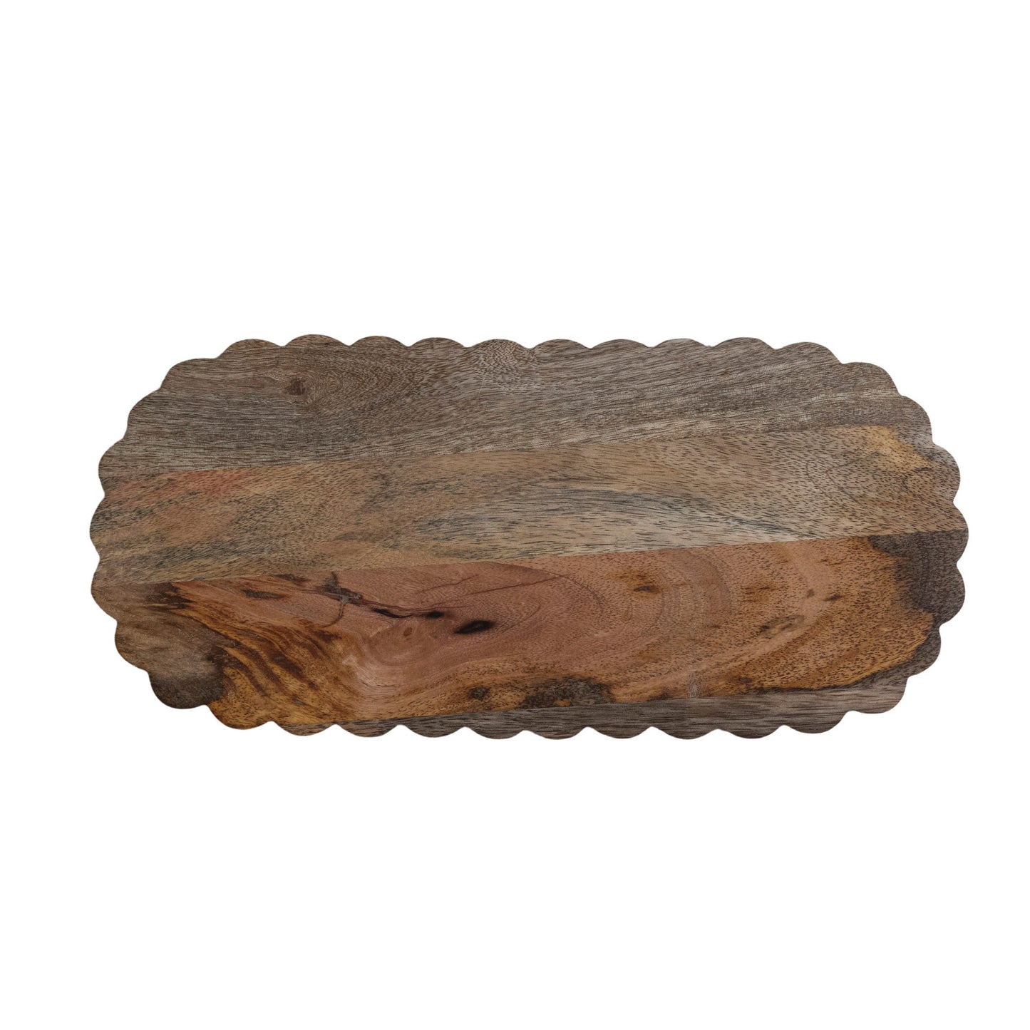 Scalloped Oval Tray