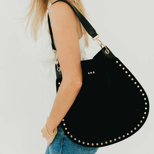 Rosalie Suede Hobo Bag