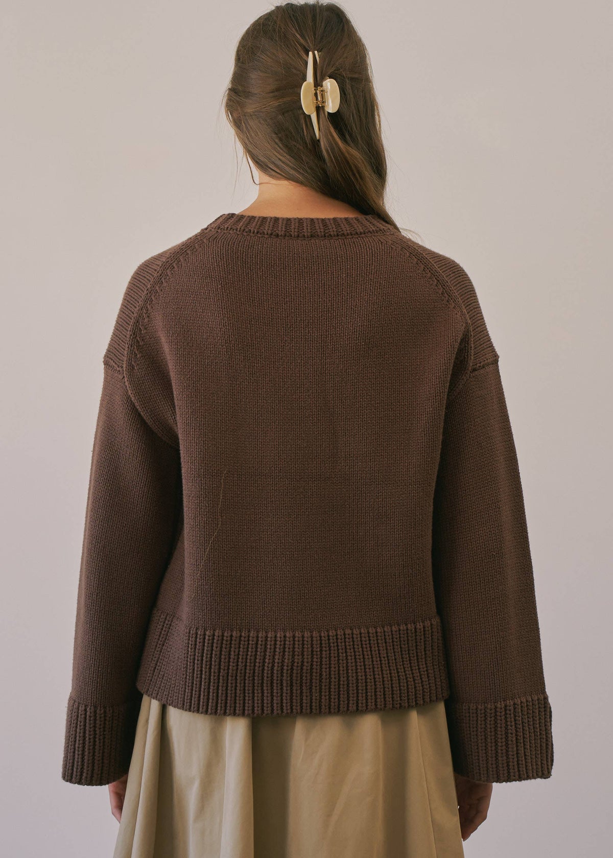 Button Cuff Sweater