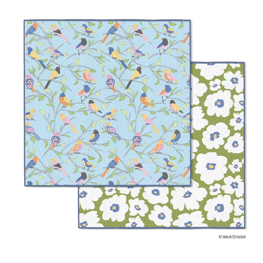 S/4 Dishcloths | Floral & Finch