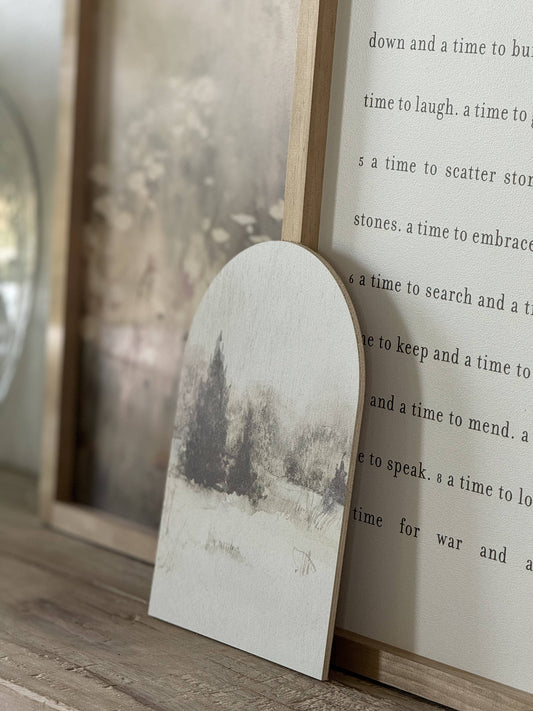 Winter Landscape Arch